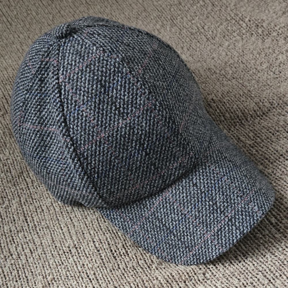 Anthropologie Plaid Baseball Cap